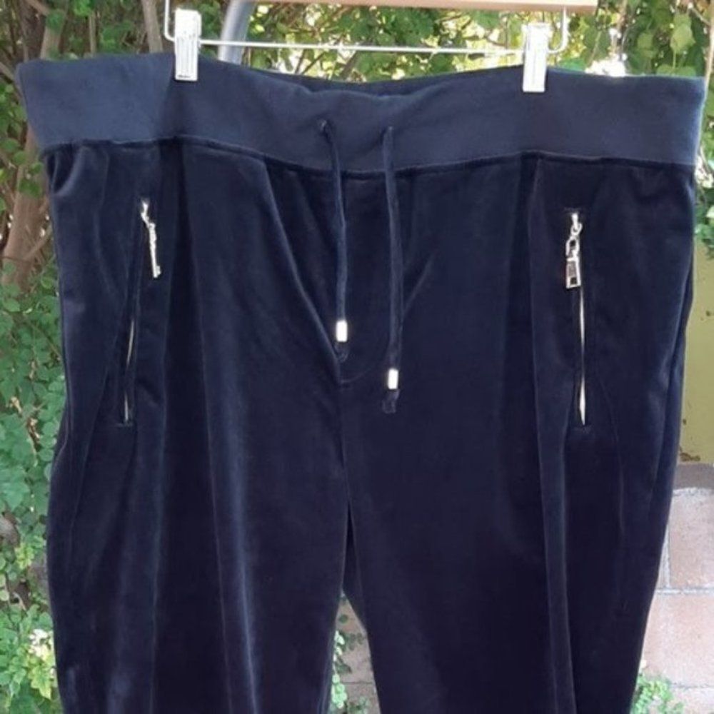New Prestige BLACK Velour Jogger Pants 4XL